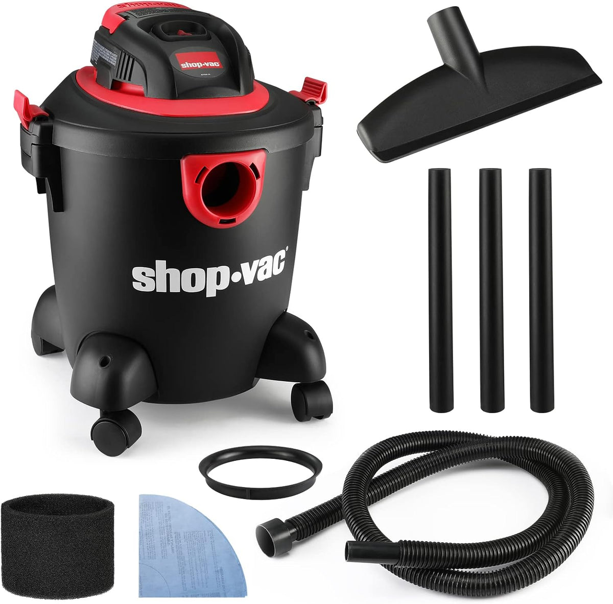 5 Gallon 2.0 Peak HP Wet/Dry Vacuum with Collapsible Handle P46517