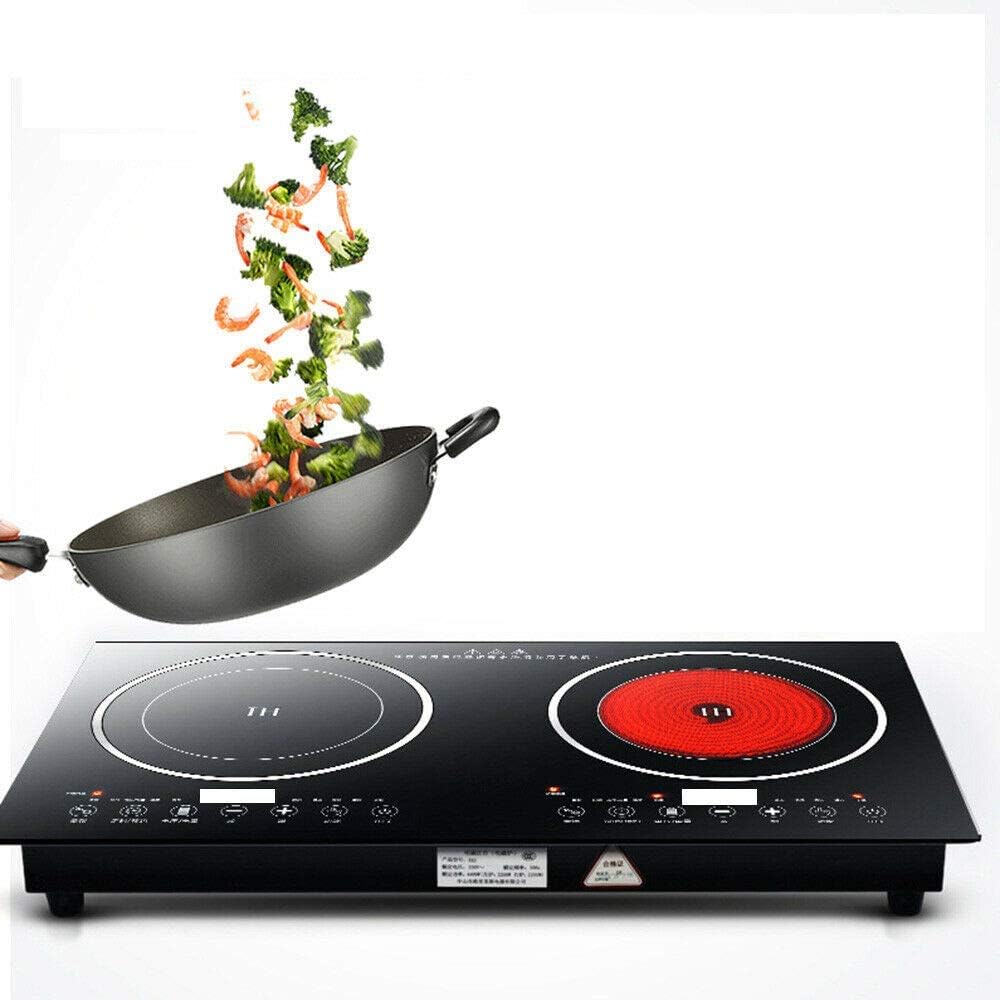 1200W Dual Induction Cooktop Stainless Steel K1816