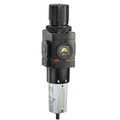 1/2x22 Relieving Piggyback Filter-Regulator with Polycarbonate Bowl and Gauge B173573