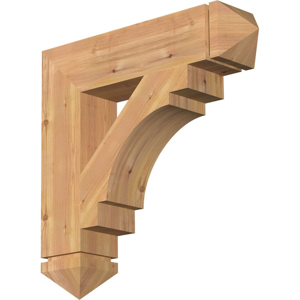5 1/2x22W x 26x22D x 26x22H Western Red Cedar Bracket C4059