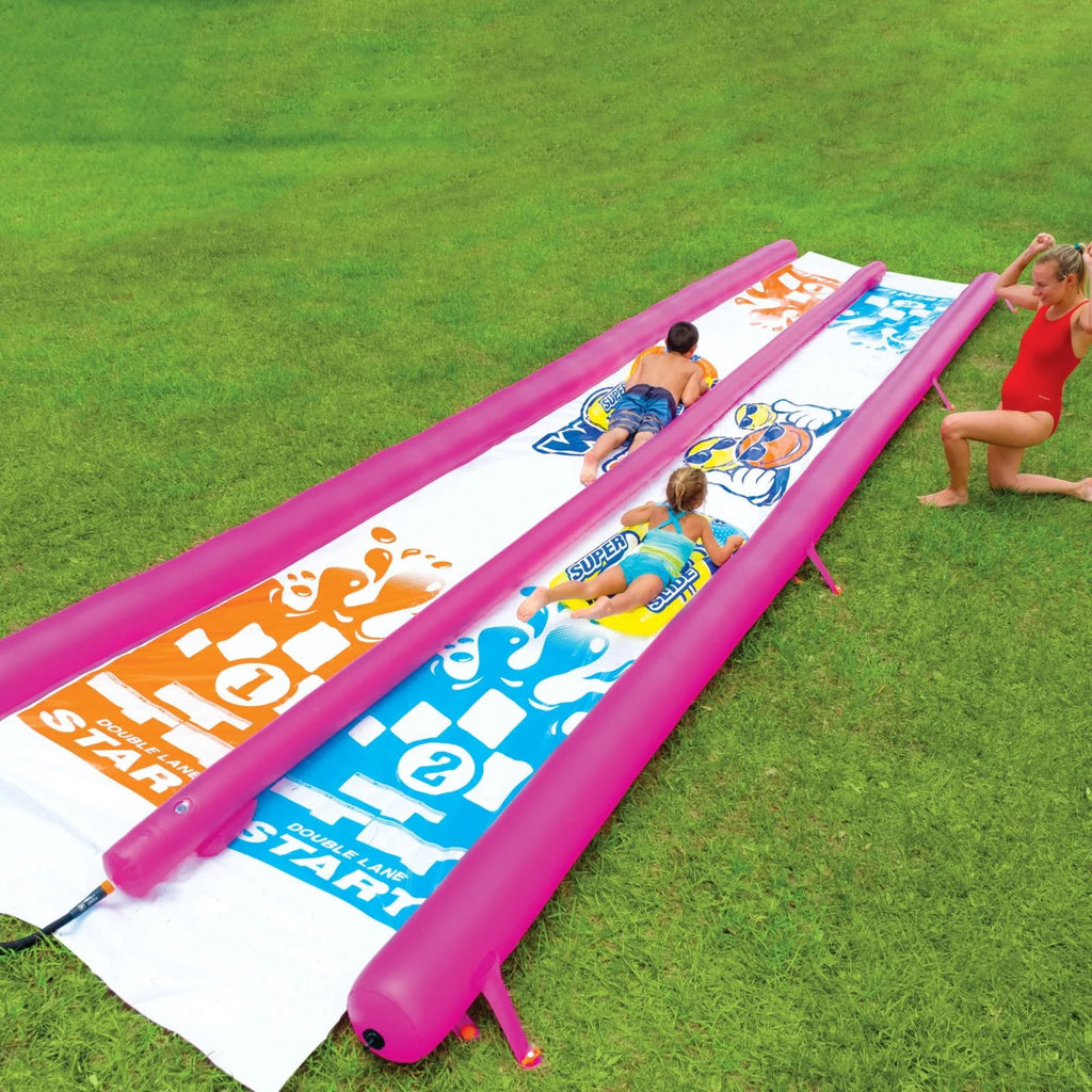Giant Backyard Double Lane Lawn Slide F751568