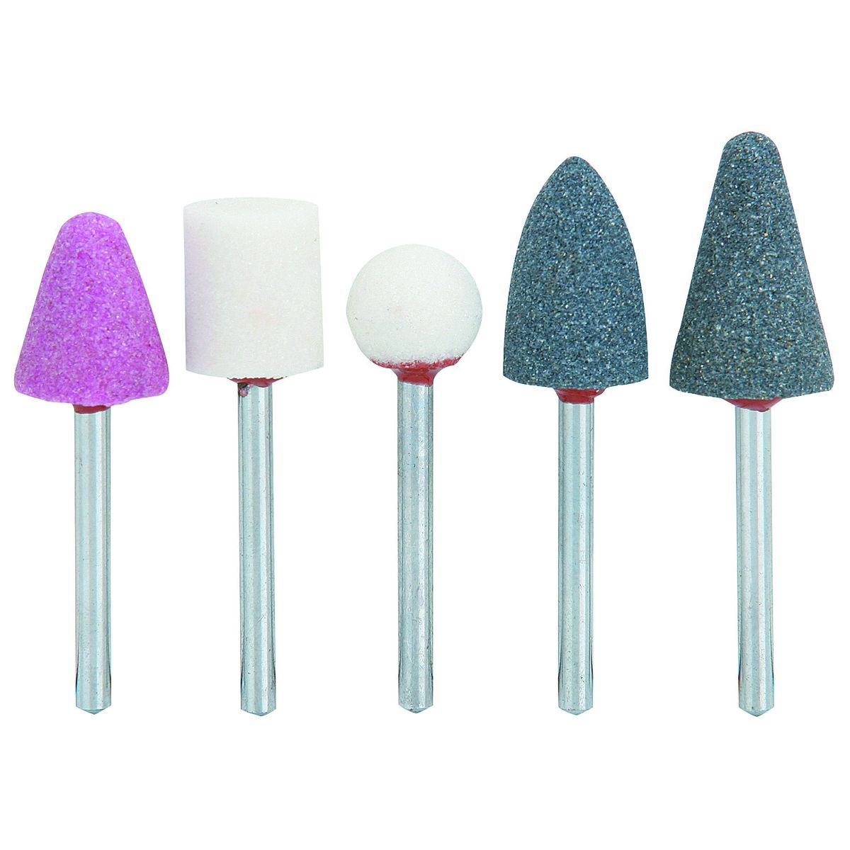 Stone Rotary Grinding Bits with 1/8 in. Shank, 5-Piece K9495