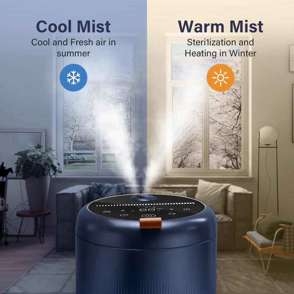 4L Top Fill Ultrasonic Cool and Warm Mist Humidifier E6734