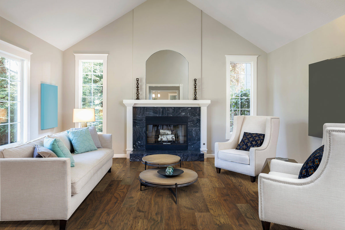 Medium Brown Hickory Locking Engineered Hardwood B52922