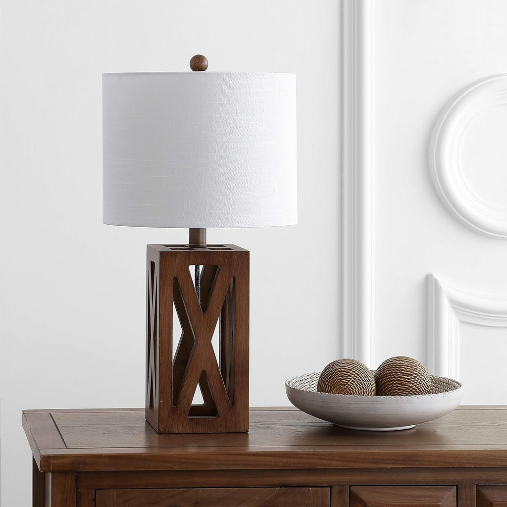 Brown Wood LED Lamp B623333
