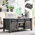 48" Lift Top Coffee Table with Sliding Door and Hidden Storage Y426282