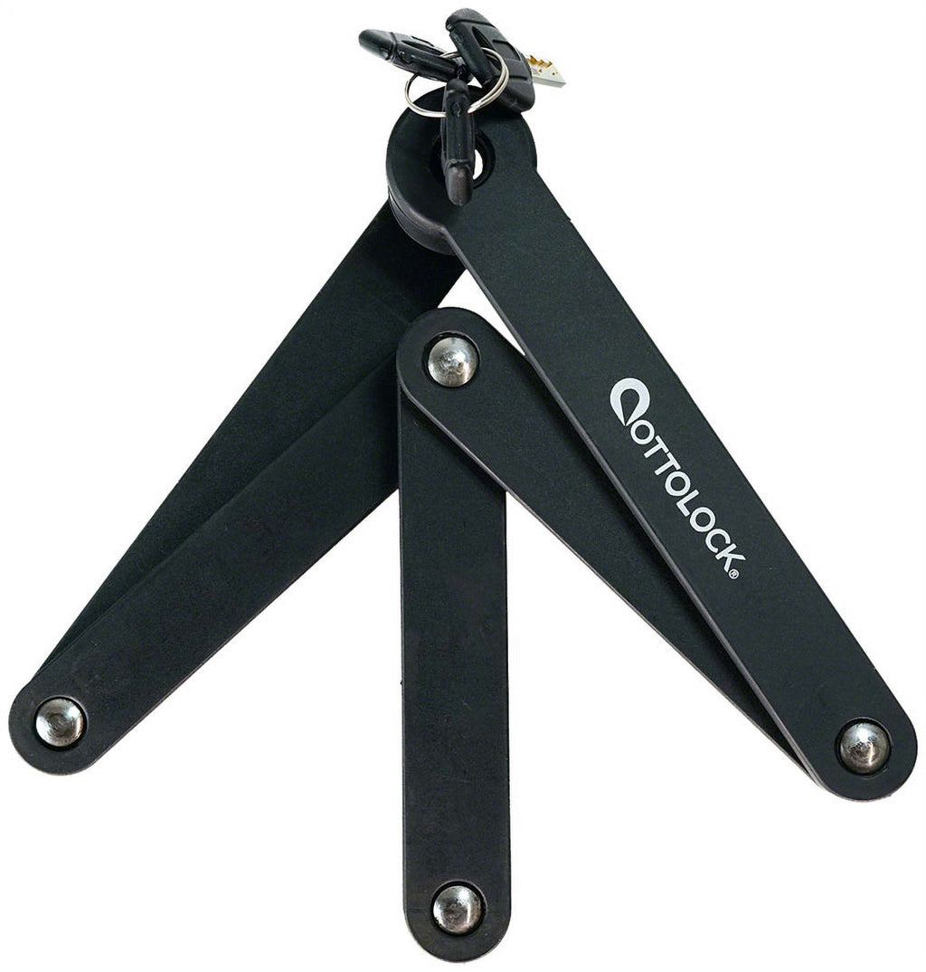 Black Folding Lock with Mount U906