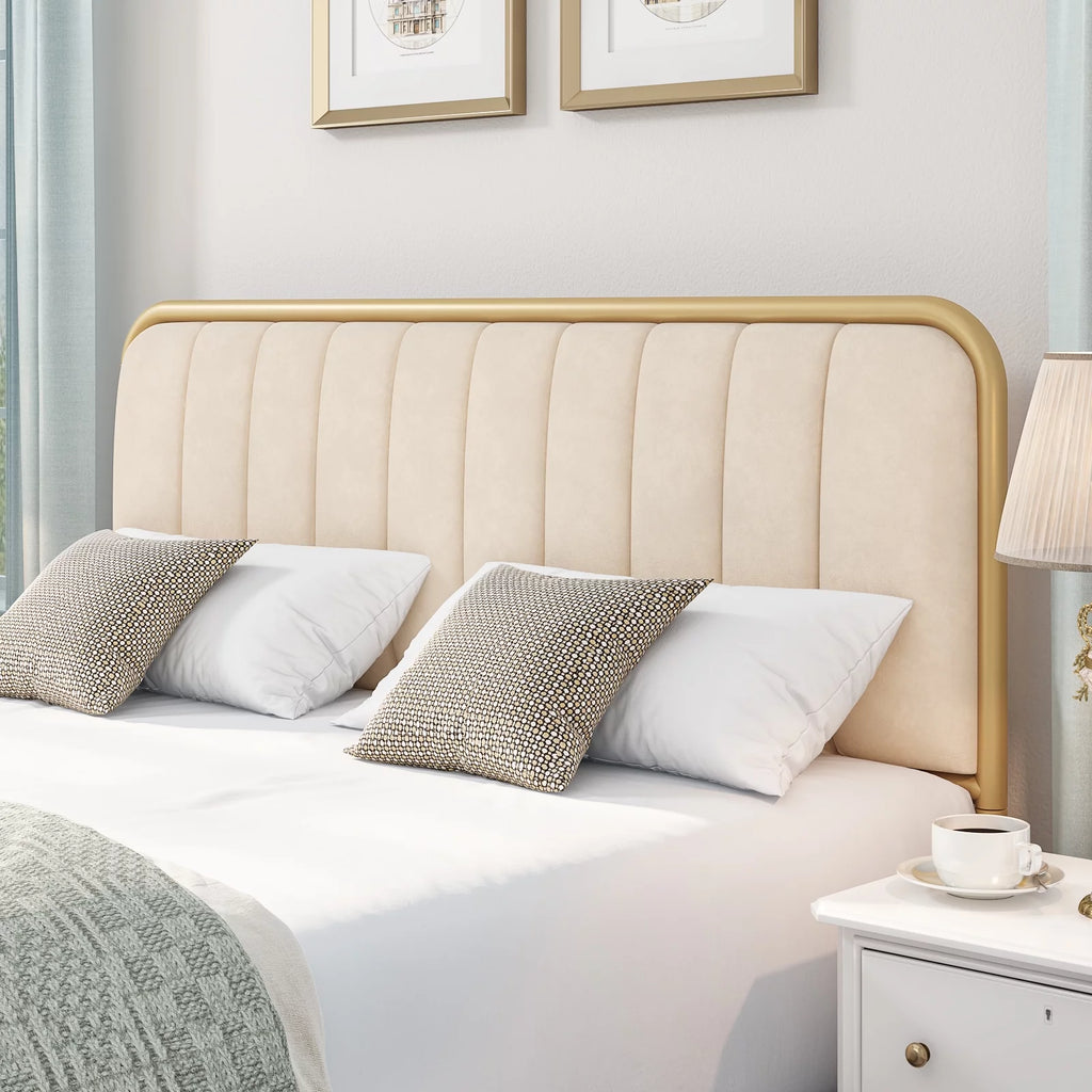 Queen Size Tufted Upholstered Bed Frame O554