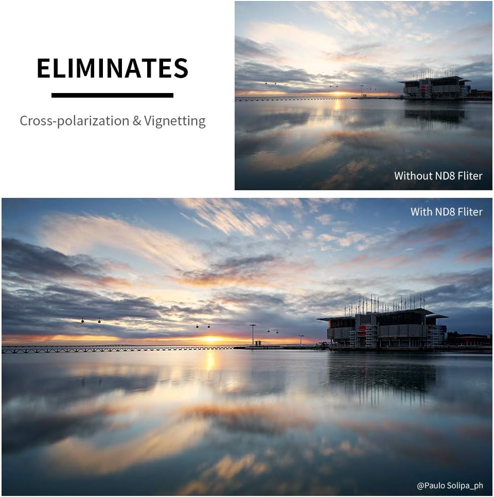67mm Fixed ND Lens Filter Kit with 28 Layers Multi-Coated HD Optical Glass and 4-Filter Pouch Z78407