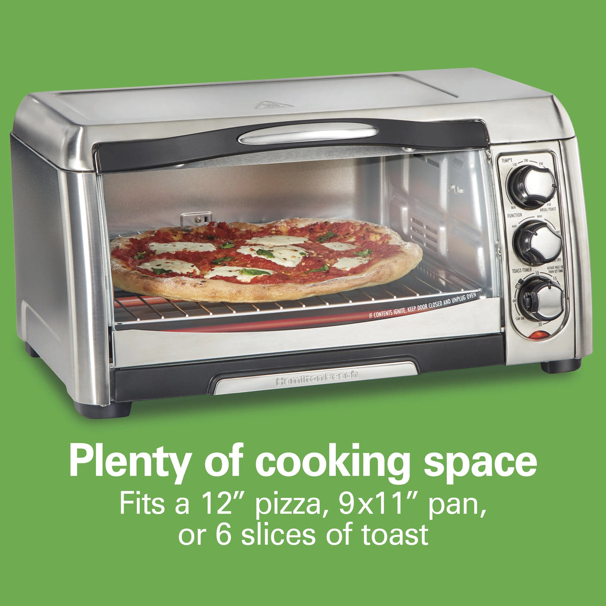 6 Slice Stainless Steel Air Fryer Toaster Oven G366