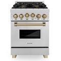 24 in. Gas Range with Gas Oven in Stainless Steel E928
