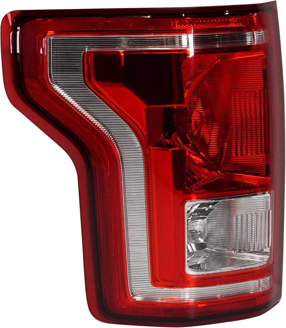 Tail Light Assembly Clear Red Lens Driver Side U9636