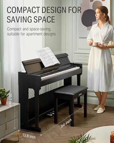 88 Key Weighted Digital Piano with Three Pedals Y887051