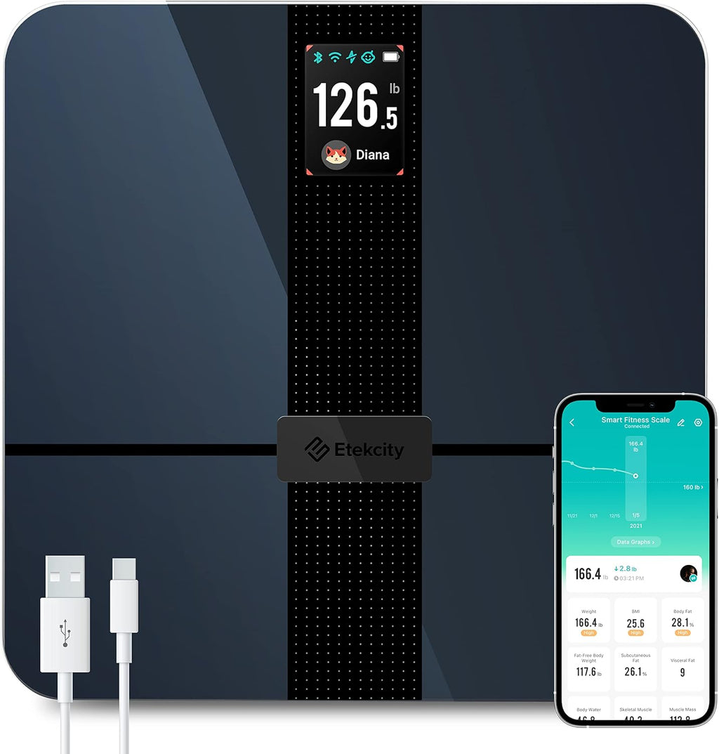 400 lb Digital Bluetooth Body Fat Scale C825927