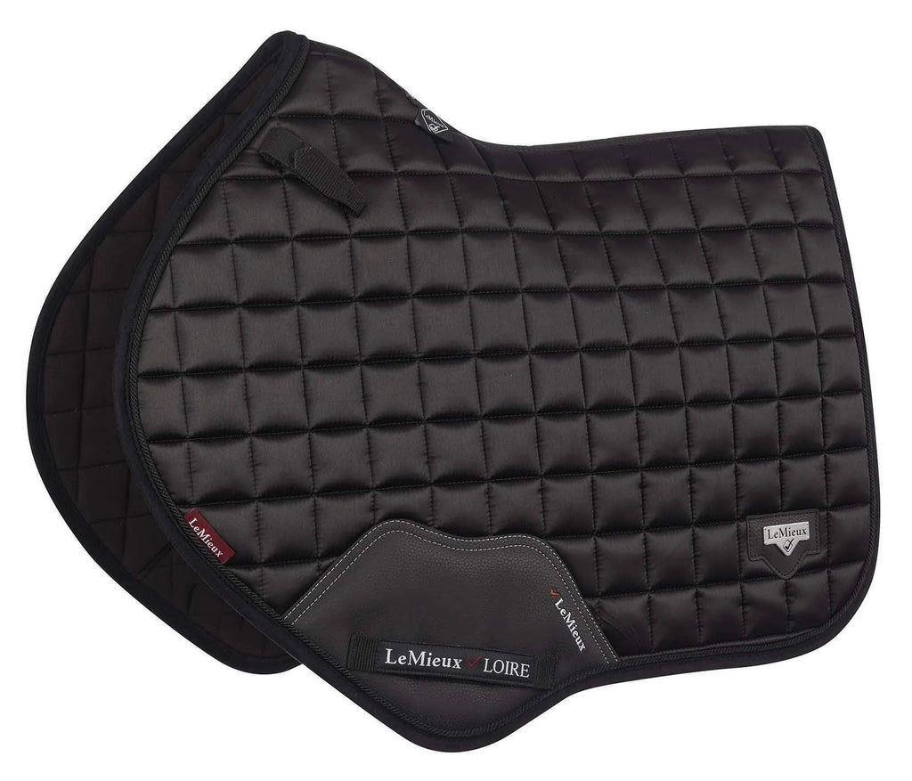 Black Large Close Contact Square Saddlepad Z166
