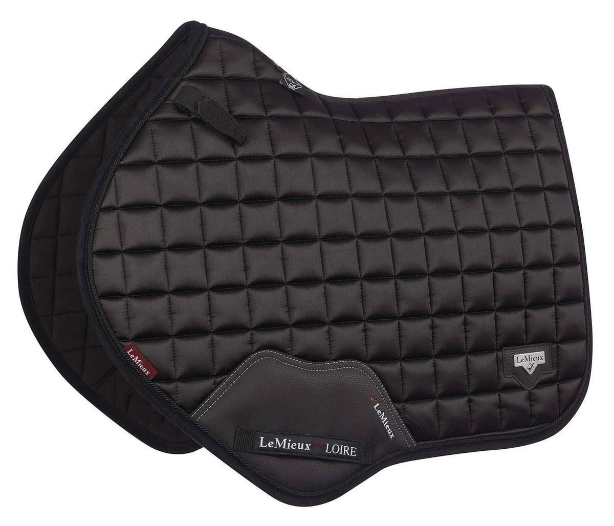 Black Large Close Contact Square Saddlepad Z166