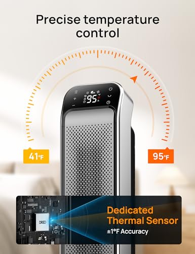 25" Electric Space Heater with Remote and Thermostat M966