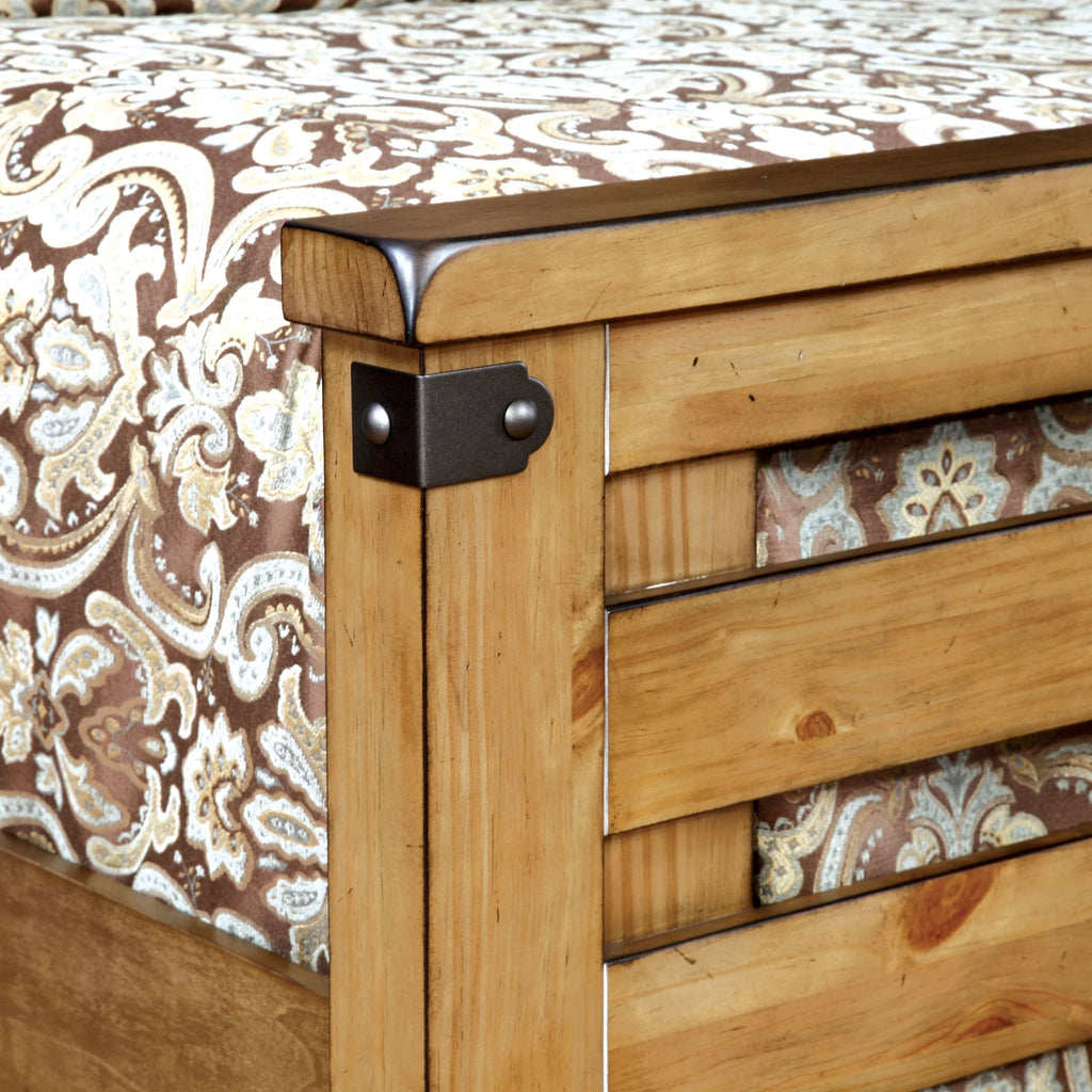 Wood Panel California King Bed P872