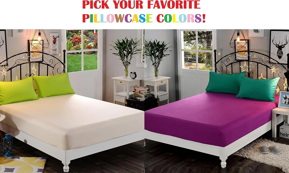 Fitted Sheet, Soft Microfiber, Pockets up to 16" Deep L780