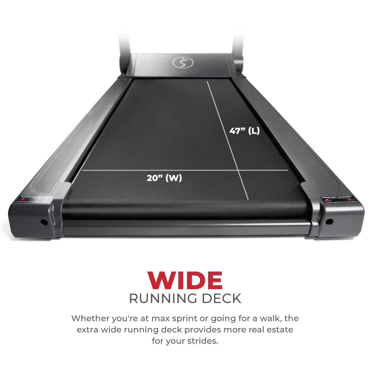 Smart Strider Treadmill with 20 Wide LoPro Deck H10482