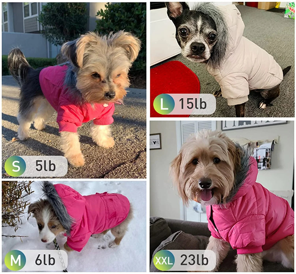 Pink XXL Dog Winter Coat T85186