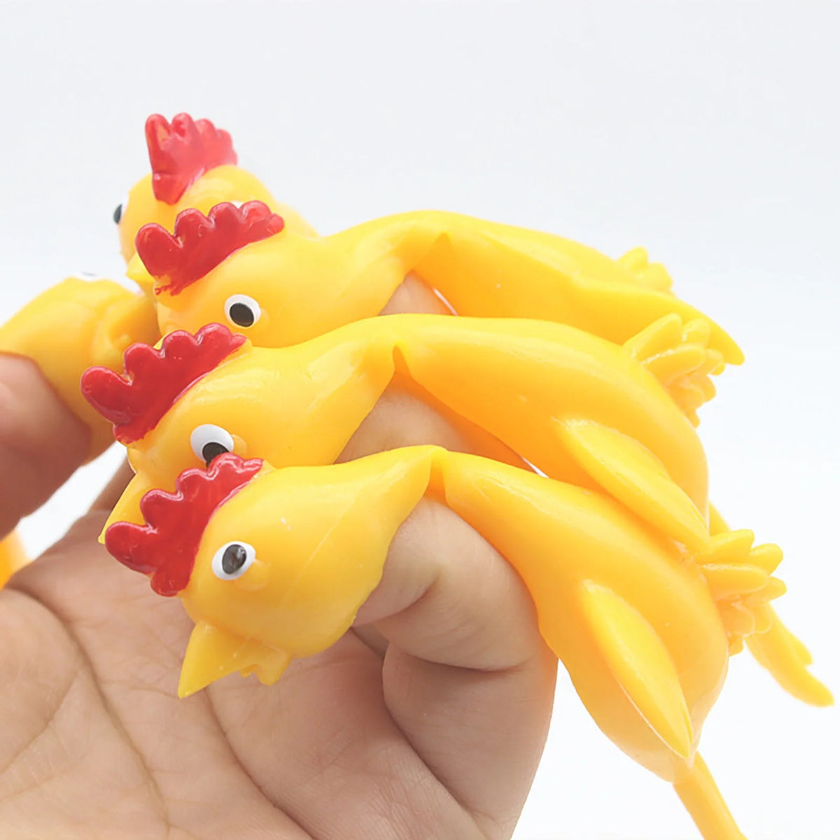 18 PCS Creative Ejection Chicken Toy W6398