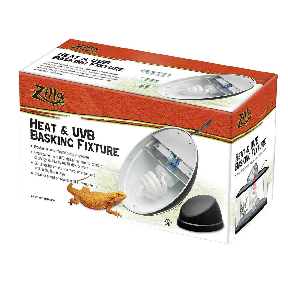 Heat & UVB Basking Fixture N746