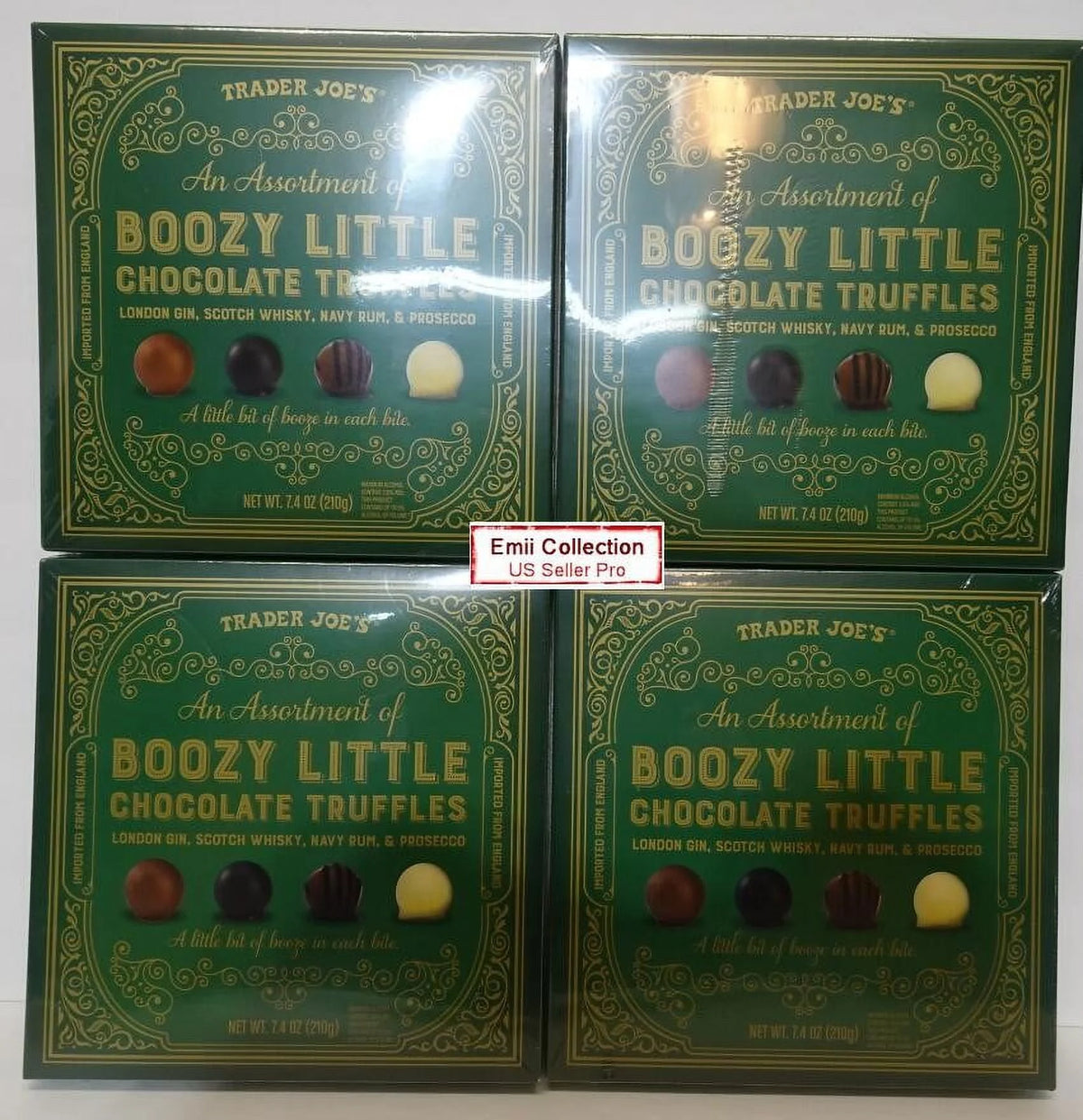 Chocolate Truffles 7.4oz 4 Boxes I576