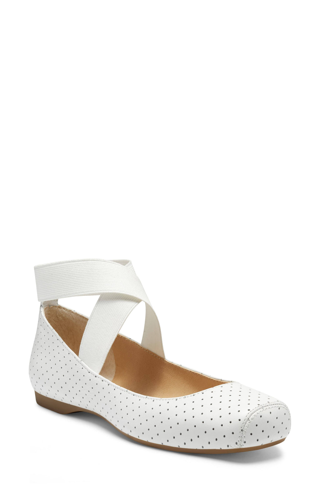 White Ballet Flat Size 9 Y40554