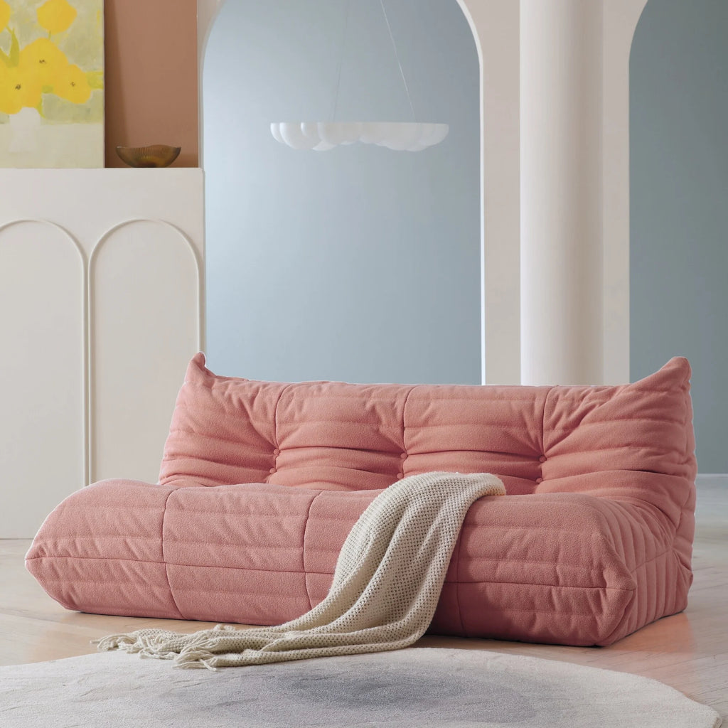 Teddy Velvet 3 Seats Lazy Floor Sofa G1435