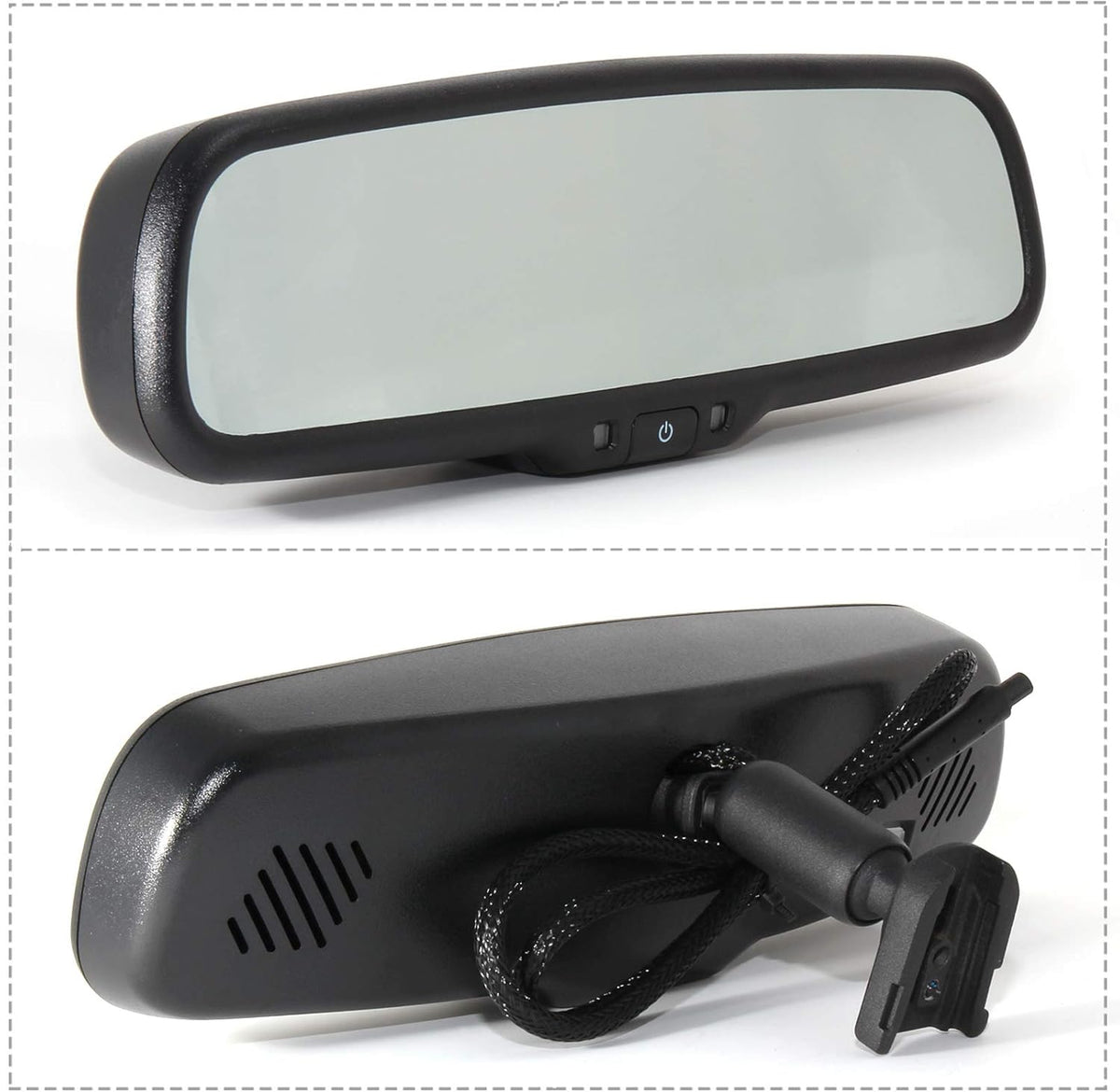 4.3 LCD Screen Auto Dimming Rear View Mirror with Universal Mount C403