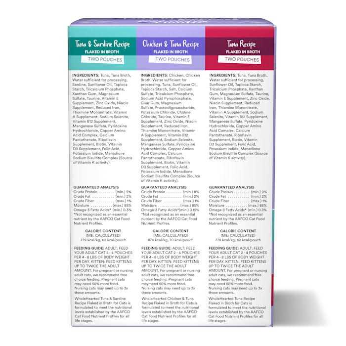 Grain Free Flaked Wet Cat Food Variety Pack N364