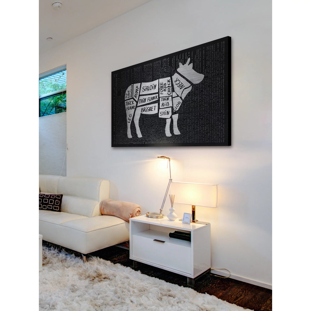 Painting Print on Brushed Aluminum J7130