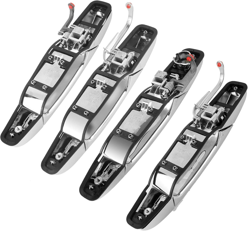 Chrome Exterior Door Handle Set of 4 O3870