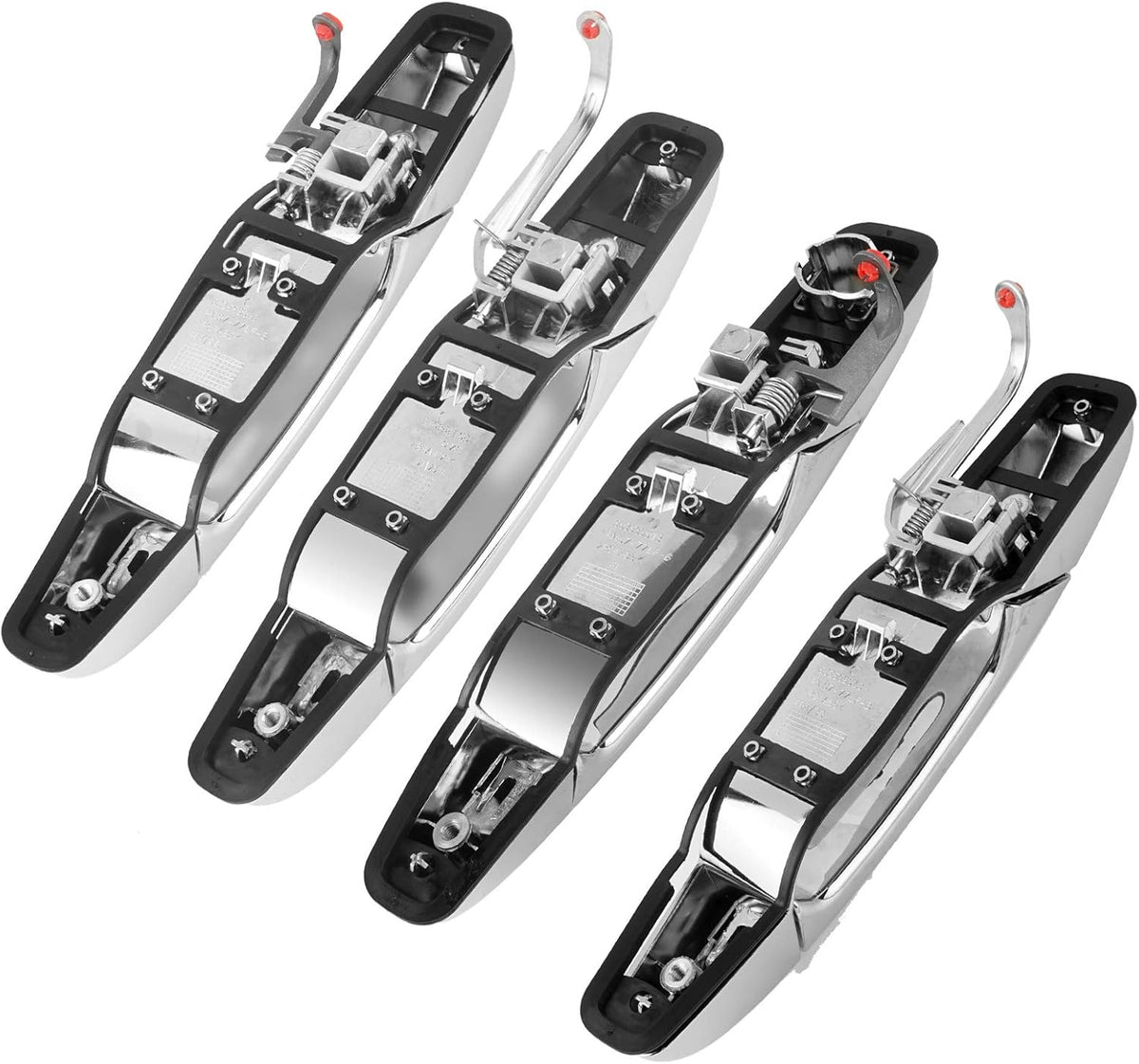 Chrome Exterior Door Handle Set of 4 O3870