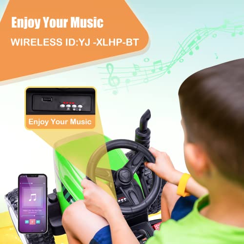 12V Battery Powered Electric Ride on Tractor with Remote Control O54333