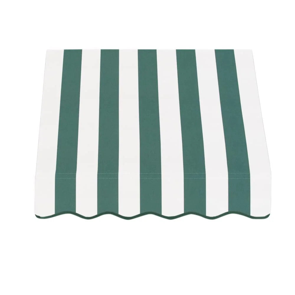 Forest/White Stripe Fixed Awning C409