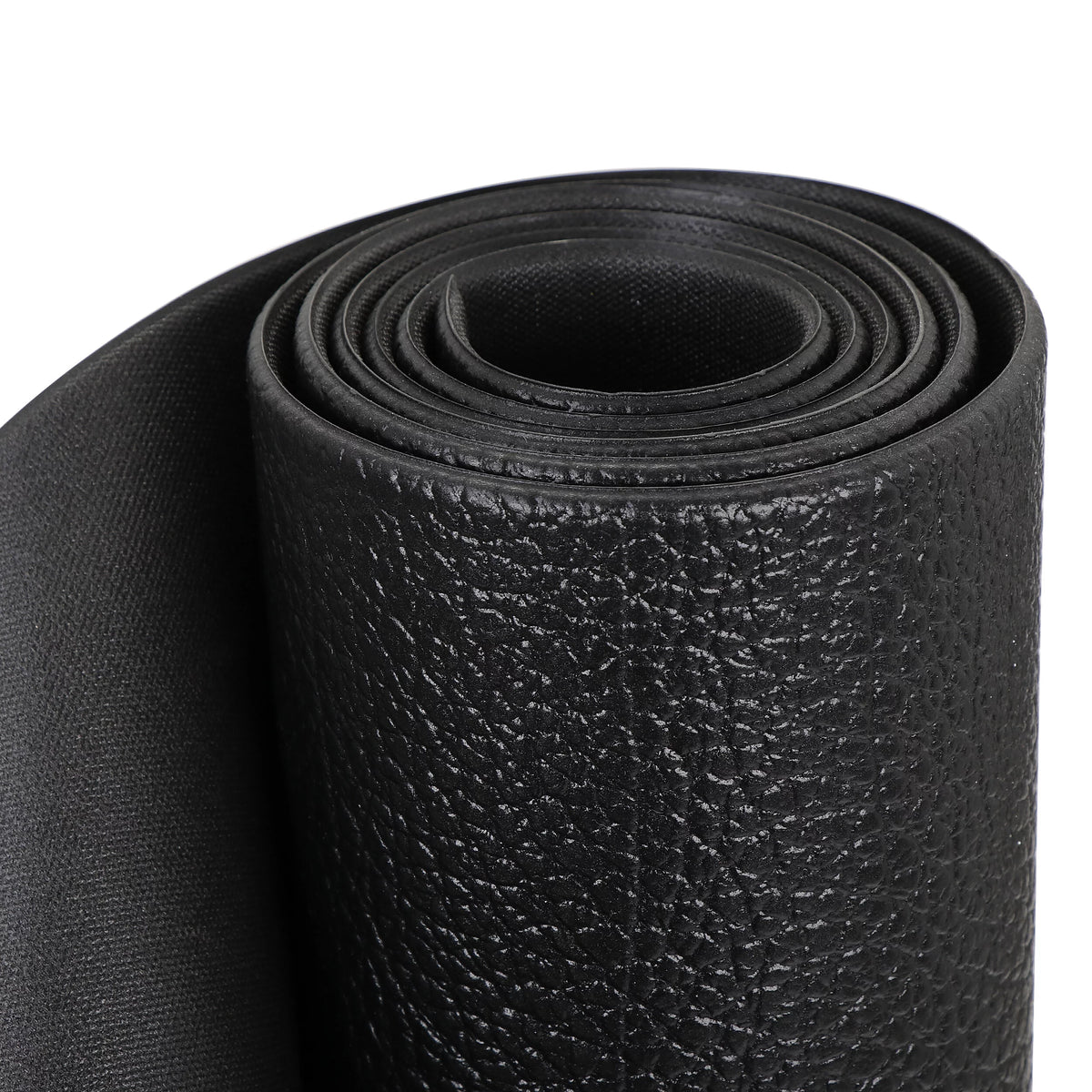 8x3-ft High-Density PVC Waterproof Fitness Mat Black L133760
