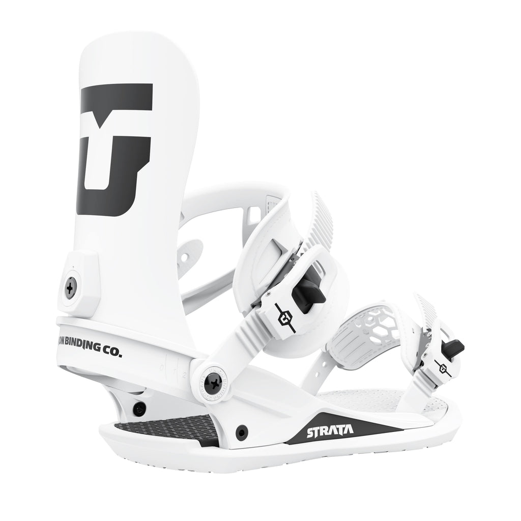 White Snowboard Bindings P32775