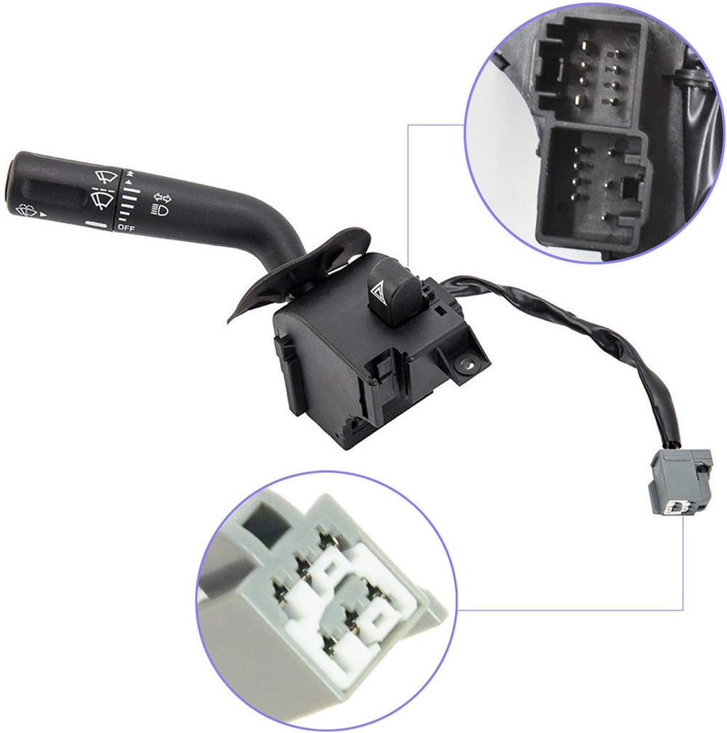 Headlight Turn Signal Wiper Dimmer Combination Lever Switch Pack of 2 G95235
