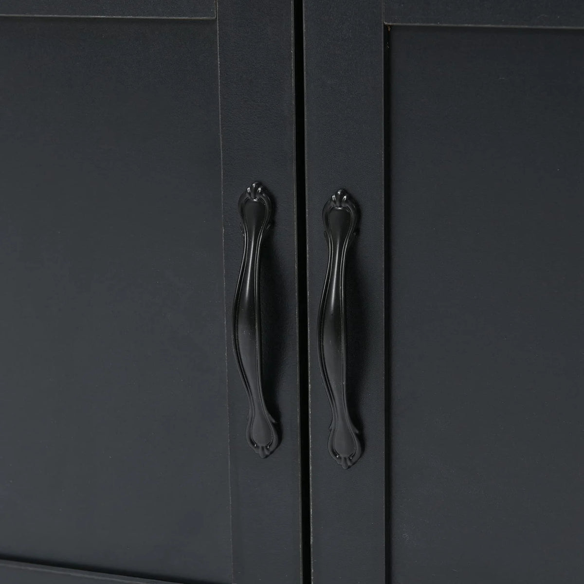 Hall Tree with Bench and Shoe Storage, Coat Rack, 2 Drawers and Shelves, 5 Hooks (Black) Y31897
