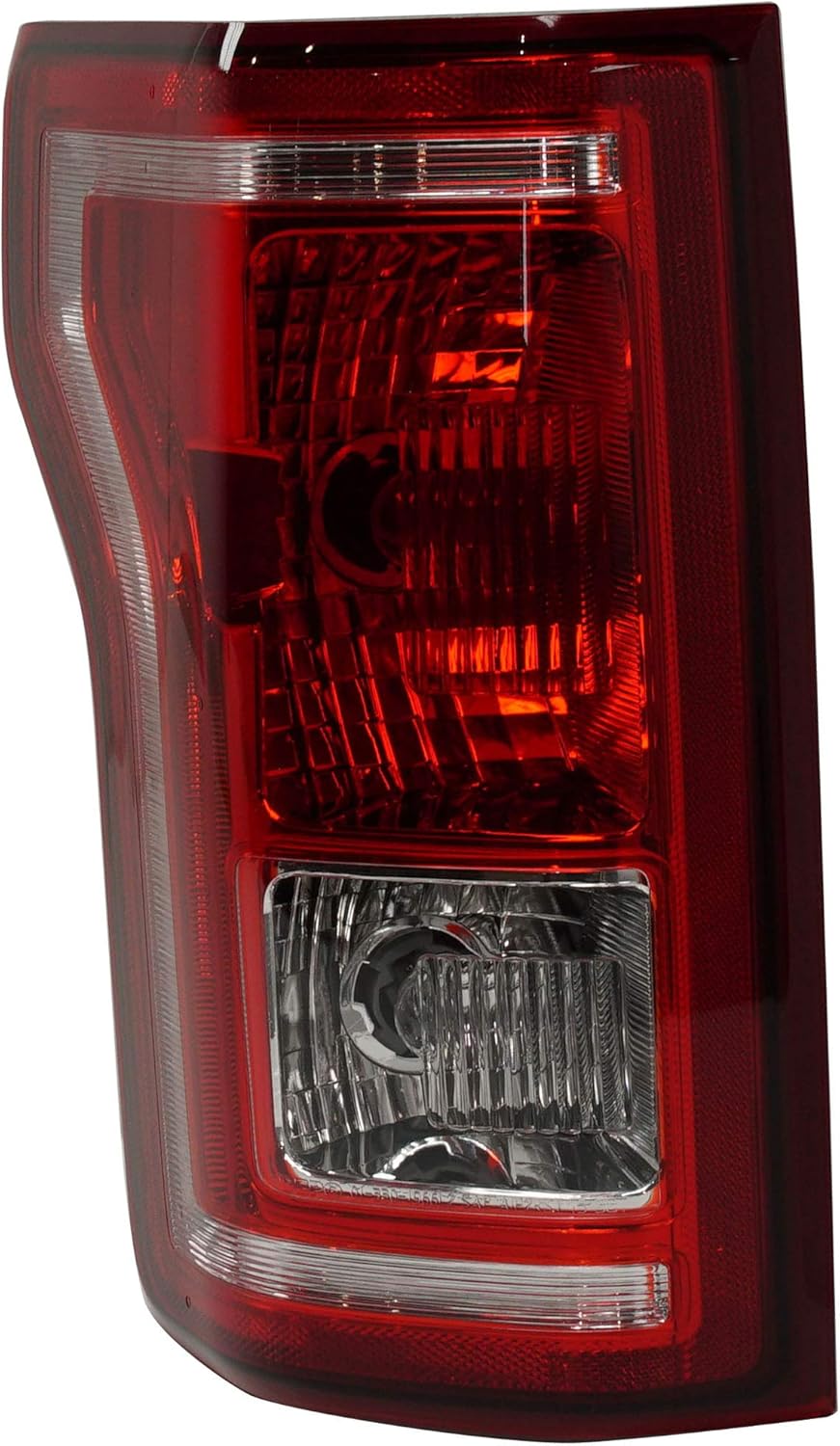 Tail Light Assembly Clear Red Lens Driver Side U9636