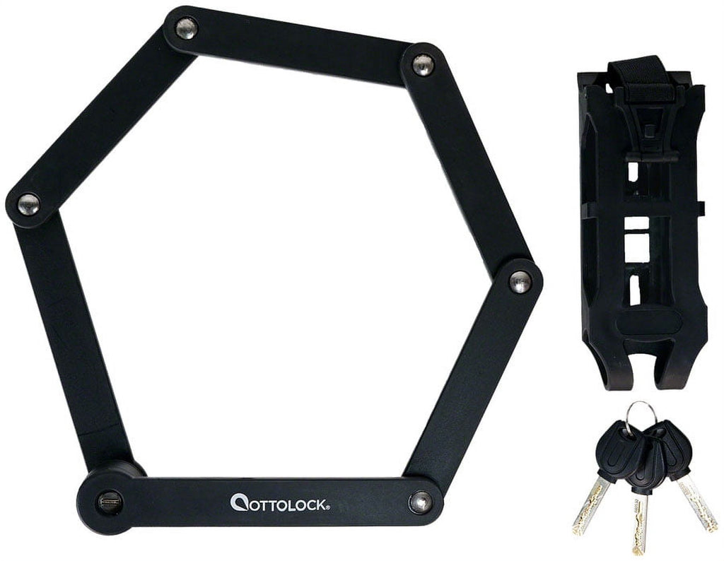 Black Folding Lock with Mount U906