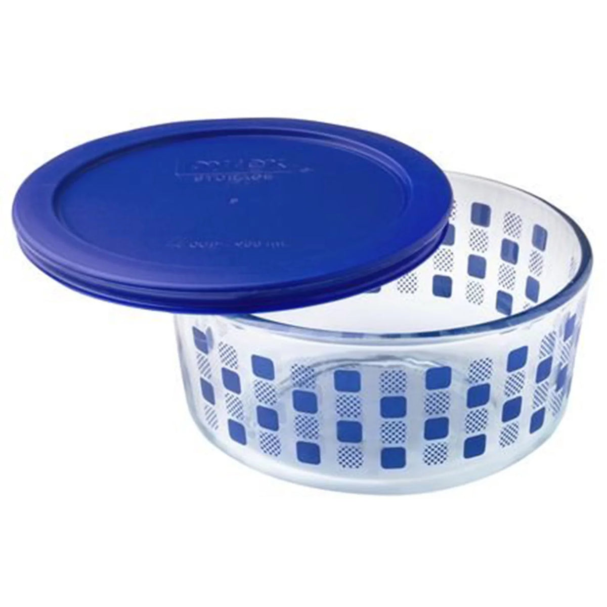 4-Cup Glass Storage Dish with Lid P4443
