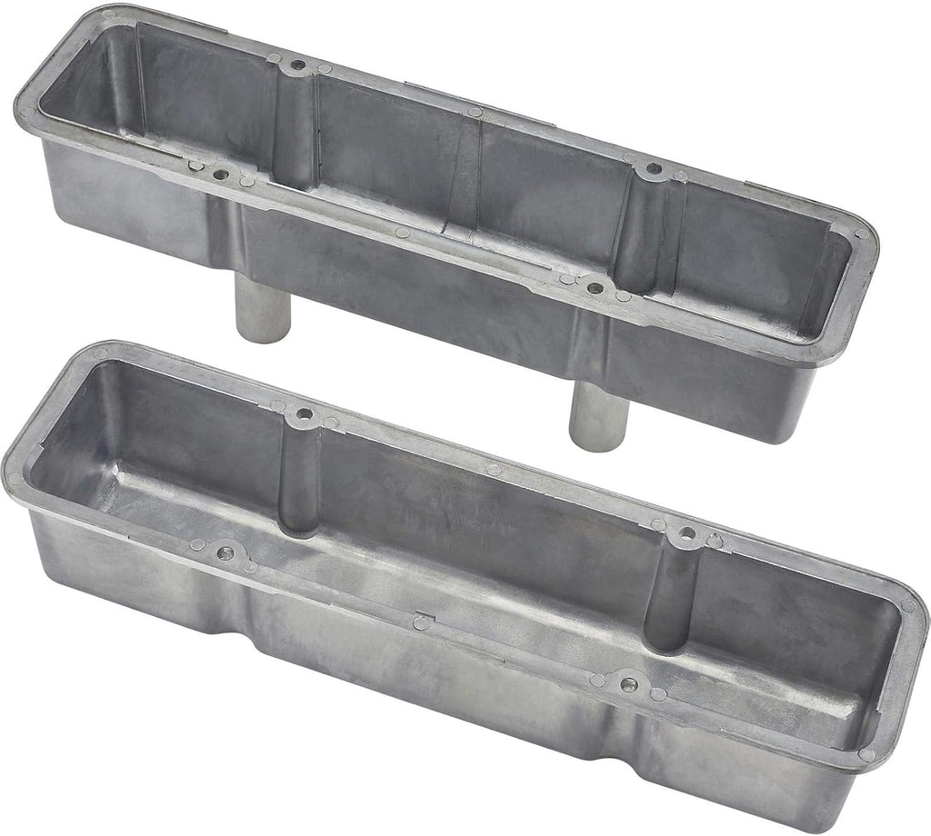 Chrome Aluminum Valve Covers with Shielded Breathers P589653