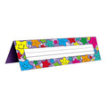 Happy Stars Tented Nameplates 3.5" x 11.5" 36 Per Pack 3 Packs Y174