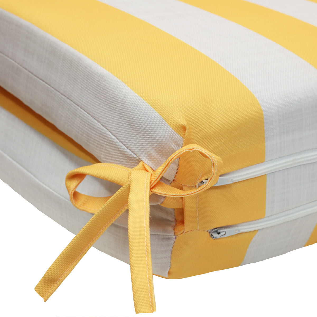 Yellow Cabana Stripe Lounger Cushion 22 x 73 in J30383