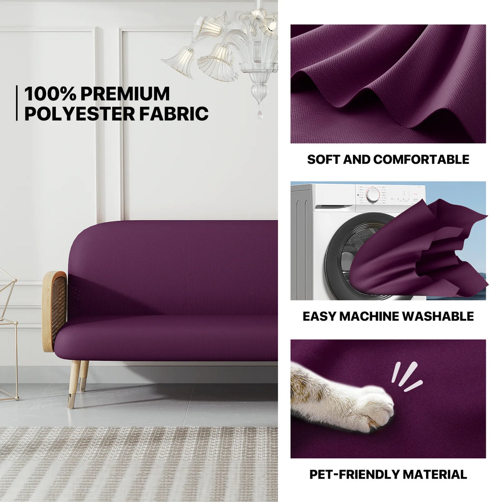 Queen Size Burgundy Futon Cover 60x80 inch D198