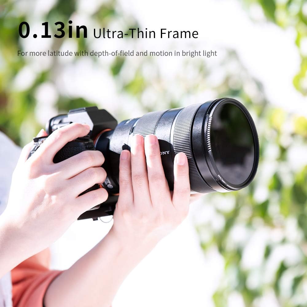 67mm Fixed ND Lens Filter Kit with 28 Layers Multi-Coated HD Optical Glass and 4-Filter Pouch Z78407