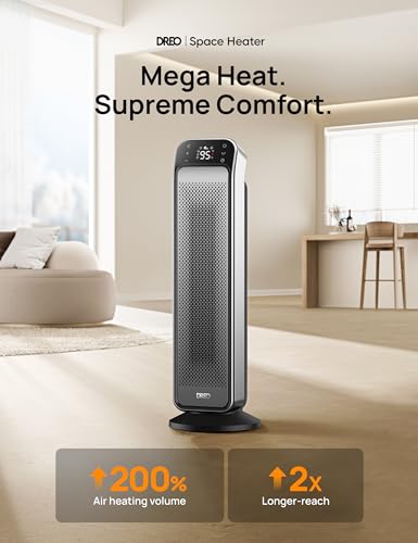 25" Electric Space Heater with Remote and Thermostat M966